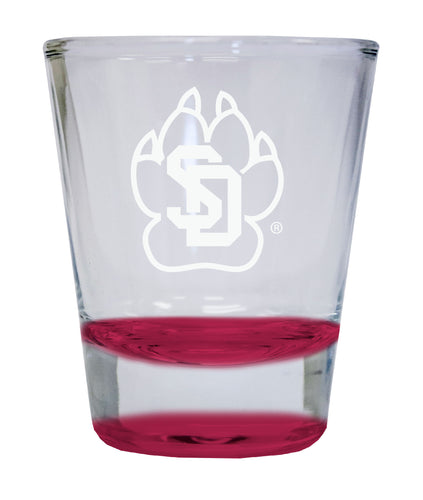 NCAA South Dakota Coyotes Collector's 2oz Laser-Engraved Spirit Shot Glass Orange