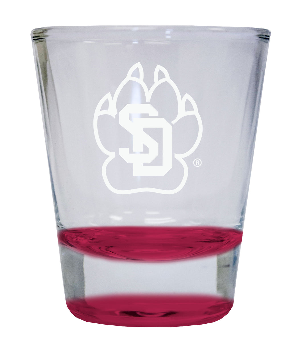 NCAA South Dakota Coyotes Collector's 2oz Laser-Engraved Spirit Shot Glass Orange