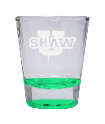 NCAA Shaw University Bears Collector's 2oz Laser-Engraved Spirit Shot Glass Green
