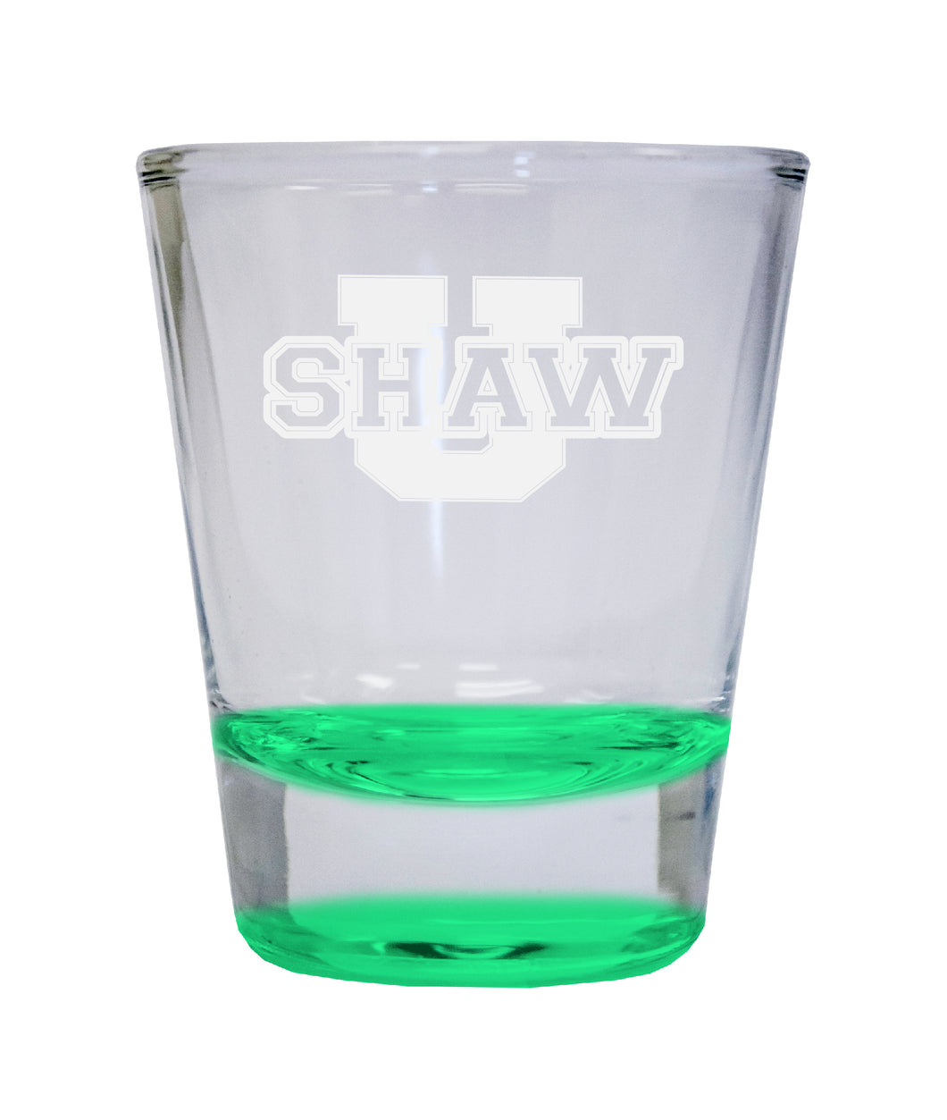 NCAA Shaw University Bears Collector's 2oz Laser-Engraved Spirit Shot Glass Green