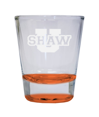 NCAA Shaw University Bears Collector's 2oz Laser-Engraved Spirit Shot Glass Orange