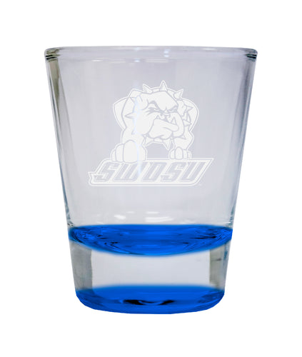 NCAA Southwestern Oklahoma State University Collector's 2oz Laser-Engraved Spirit Shot Glass Blue