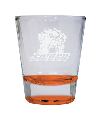 NCAA Southwestern Oklahoma State University Collector's 2oz Laser-Engraved Spirit Shot Glass Orange