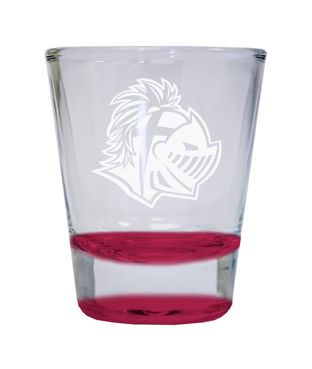 Southern Wesleyan University Etched Round Shot Glass 2 oz Red