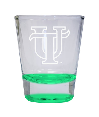 NCAA University of Tampa Spartans Collector's 2oz Laser-Engraved Spirit Shot Glass Green