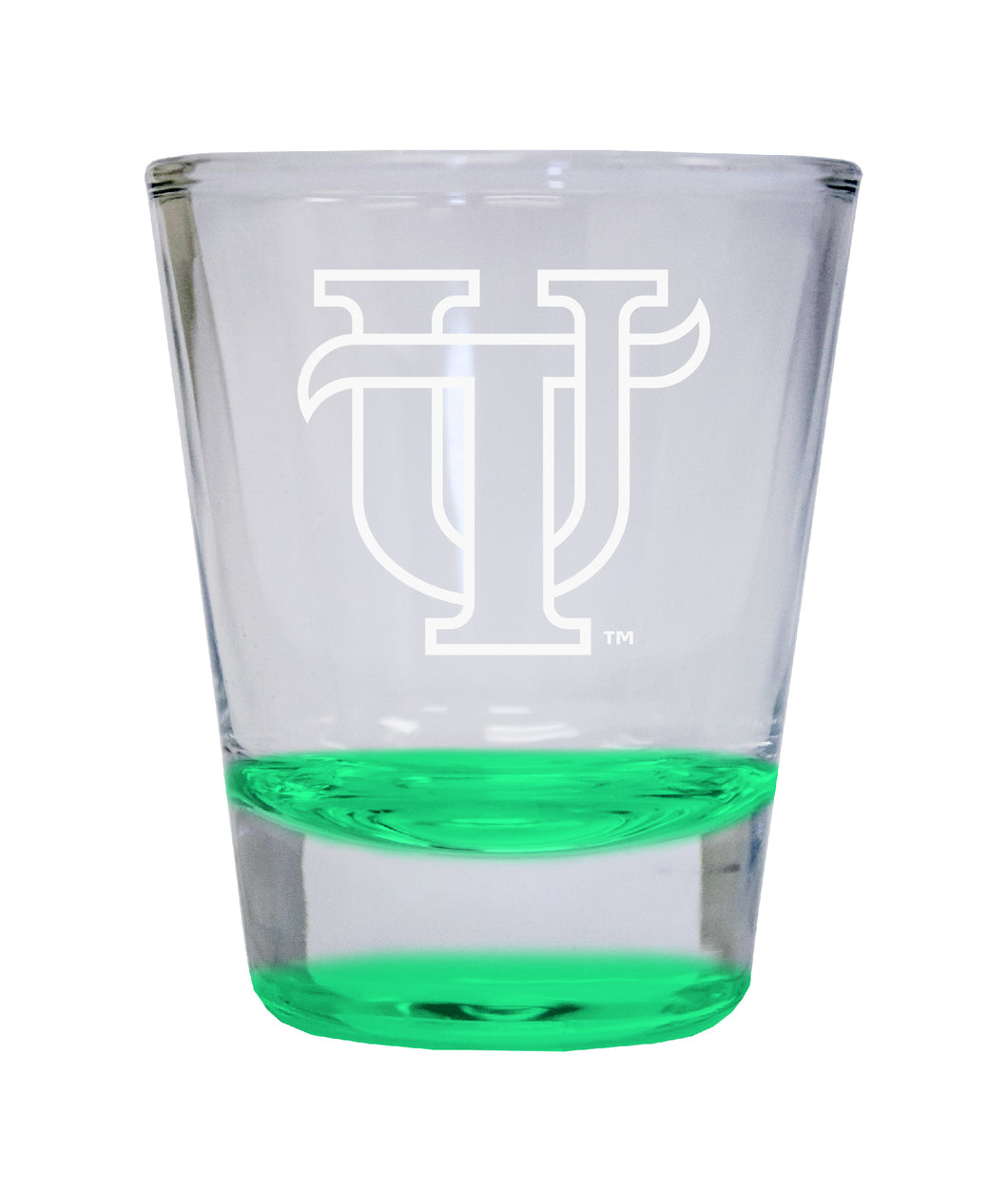 NCAA University of Tampa Spartans Collector's 2oz Laser-Engraved Spirit Shot Glass Green
