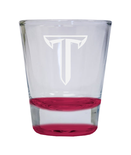 NCAA Troy University Collector's 2oz Laser-Engraved Spirit Shot Glass Red