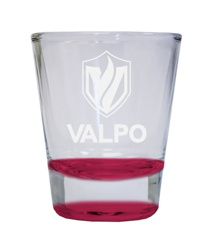 NCAA Valparaiso University Collector's 2oz Laser-Engraved Spirit Shot Glass Red