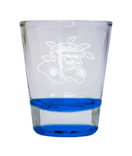 NCAA Wichita State Shockers Collector's 2oz Laser-Engraved Spirit Shot Glass Blue