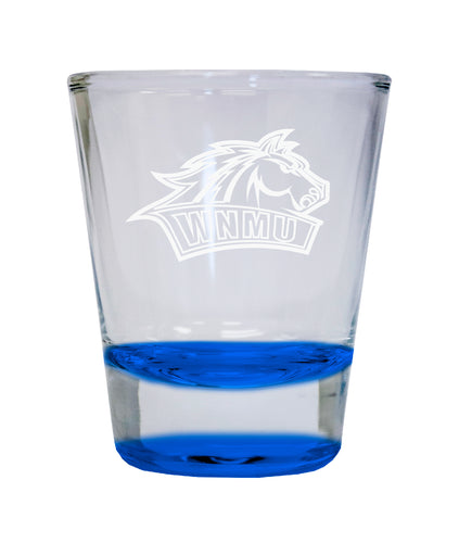 NCAA Western New Mexico University Collector's 2oz Laser-Engraved Spirit Shot Glass Blue