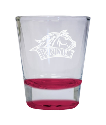 NCAA Western New Mexico University Collector's 2oz Laser-Engraved Spirit Shot Glass Red