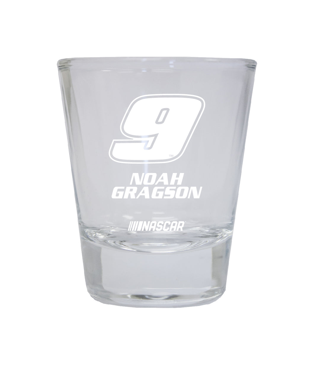 Noah Gragson #9 Nascar Etched Round Shot Glass New for 2022