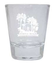 Load image into Gallery viewer, Myrtle Beach South Carolina Laser Etched Souvenir 1.5 Ounce Shot Glass Round
