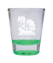 Load image into Gallery viewer, Myrtle Beach South Carolina Laser Etched Souvenir 1.5 Ounce Shot Glass Round
