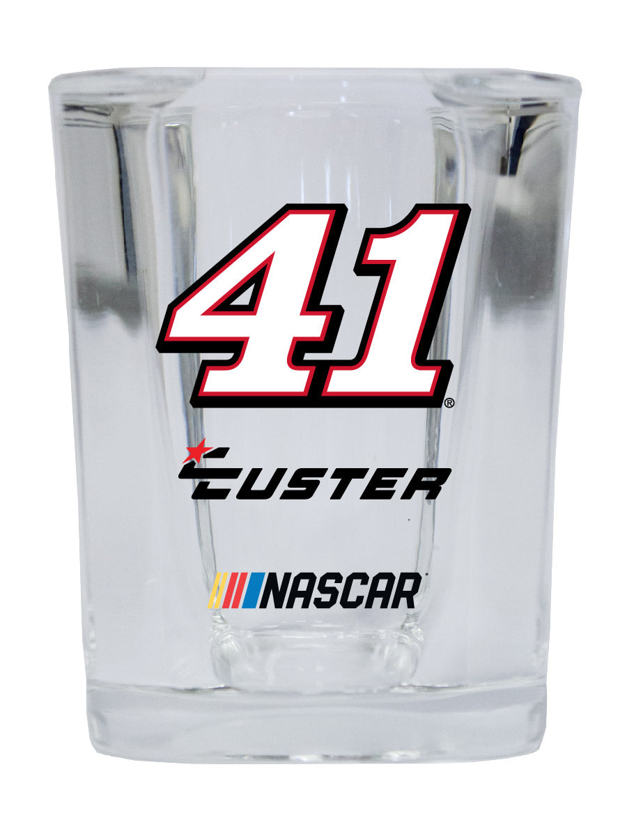 R and R Imports Officially Licensed NASCAR Cole Custer #41 Shot Glass Square