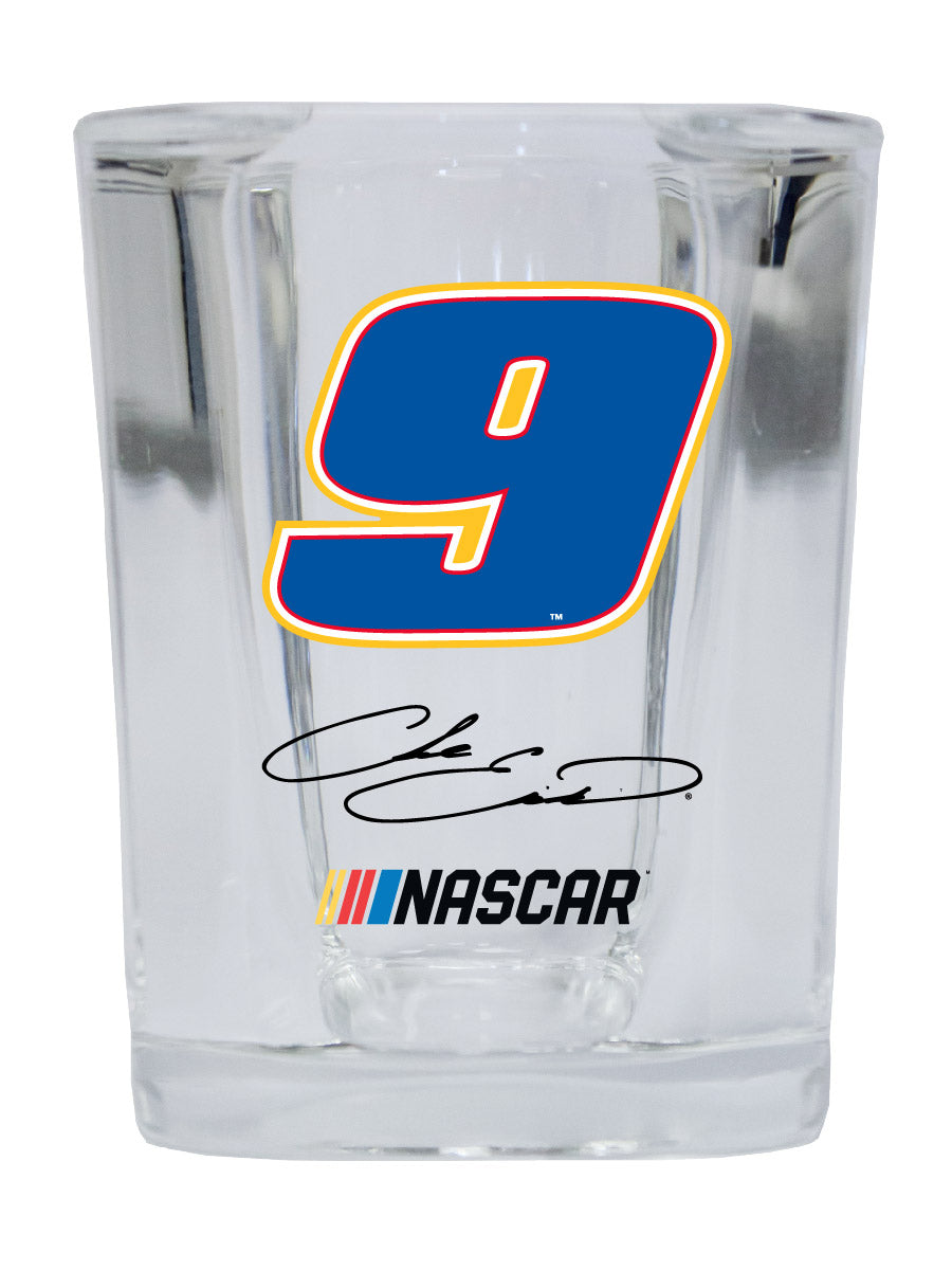 R and R Imports Officially Licensed NASCAR Chase Elliott #9 Shot Glass Square New for 2020
