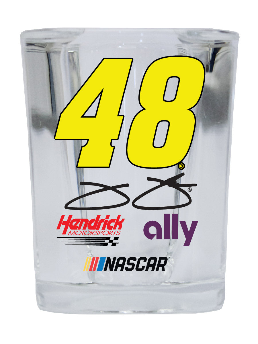 R and R Imports, Inc Jimmie Johnson #48 Shot Glass Square New for 2020
