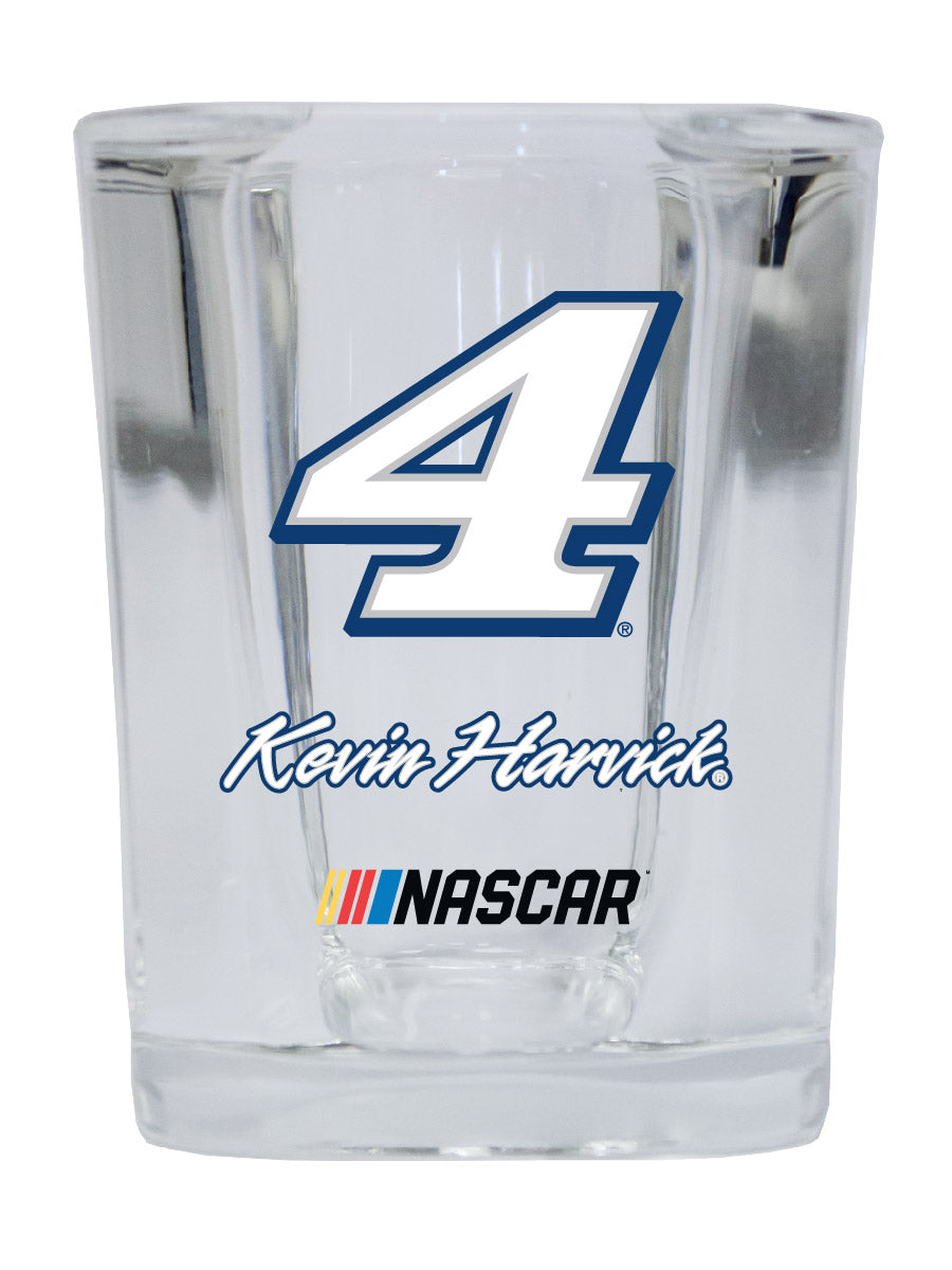 R and R Imports Officially Licensed NASCAR Kevin Harvick #4 Shot Glass Square New for 2020