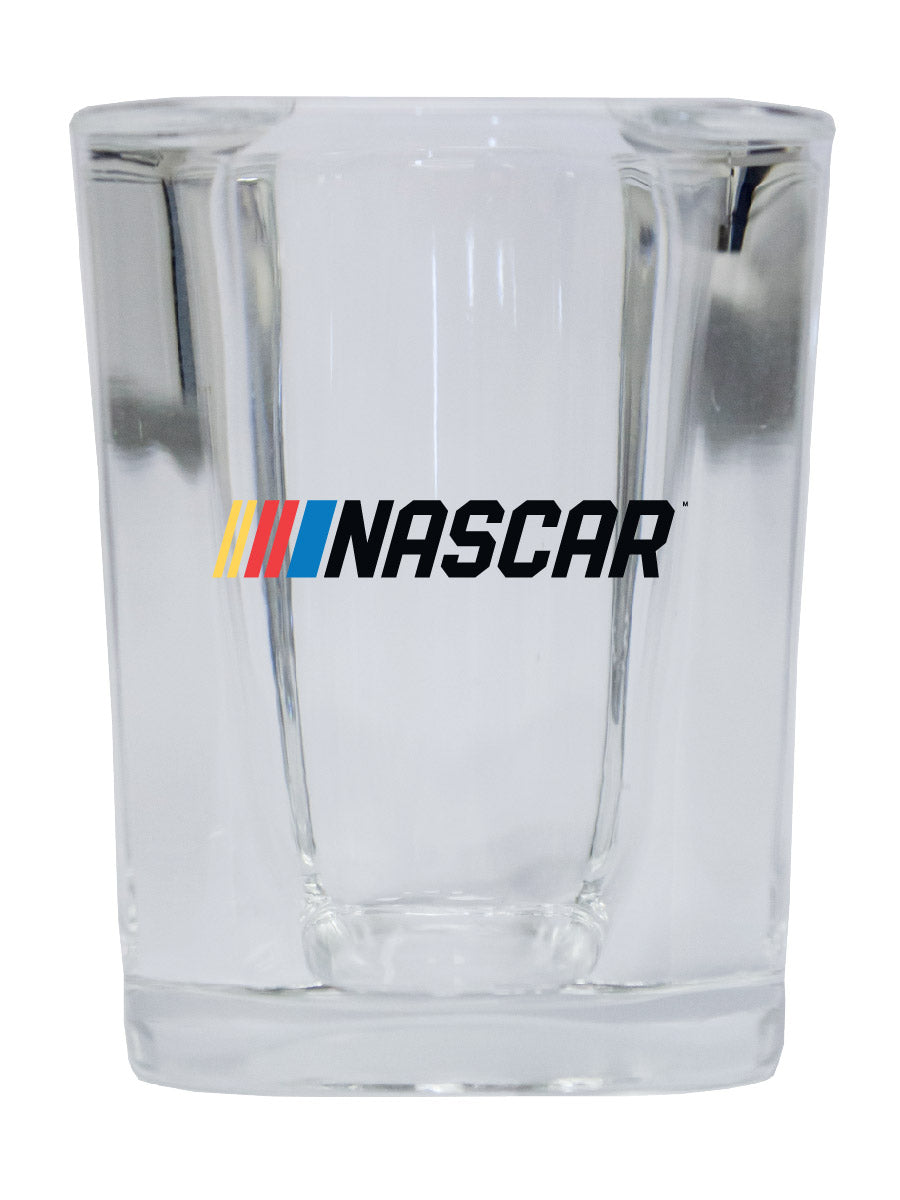 R and R Imports Officially Licensed NASCAR Shot Glass Square New for 2020