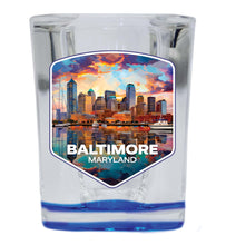 Load image into Gallery viewer, Baltimore Maryland A Souvenir 2.5 Ounce Shot Glass Square  Base
