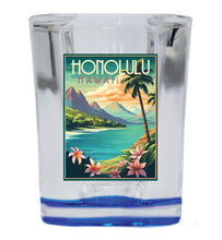 Load image into Gallery viewer, Honolulu Hawaii C Souvenir 2.5 Ounce Shot Glass Square
