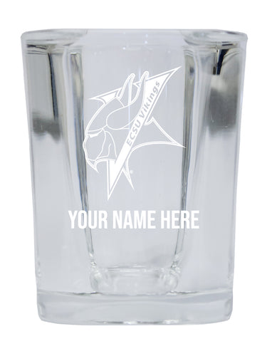 NCAA Elizabeth City State University Personalized 2oz Stemless Shot Glass - Custom Laser Etched 