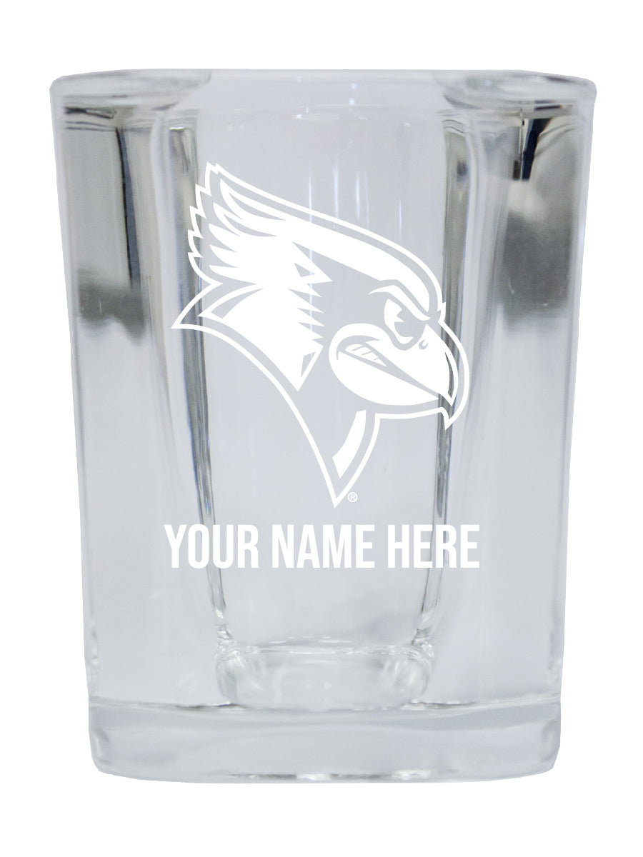 NCAA Illinois State Redbirds Personalized 2oz Stemless Shot Glass - Custom Laser Etched 