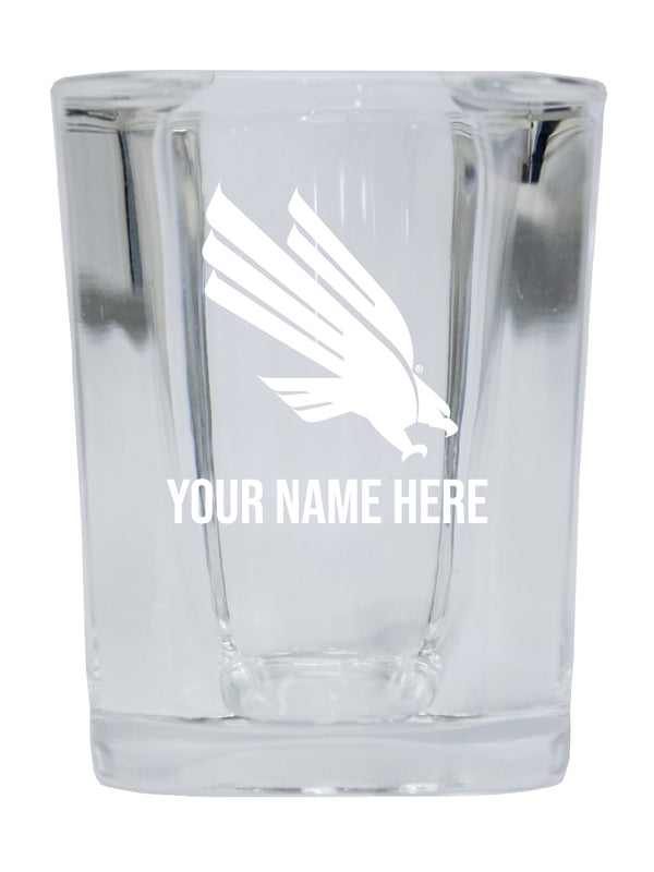 NCAA North Texas Personalized 2oz Stemless Shot Glass - Custom Laser Etched 
