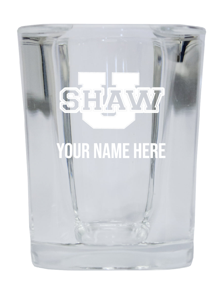 NCAA Shaw University Bears Personalized 2oz Stemless Shot Glass - Custom Laser Etched 