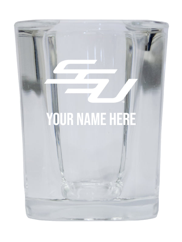 NCAA Savannah State University Personalized 2oz Stemless Shot Glass - Custom Laser Etched 