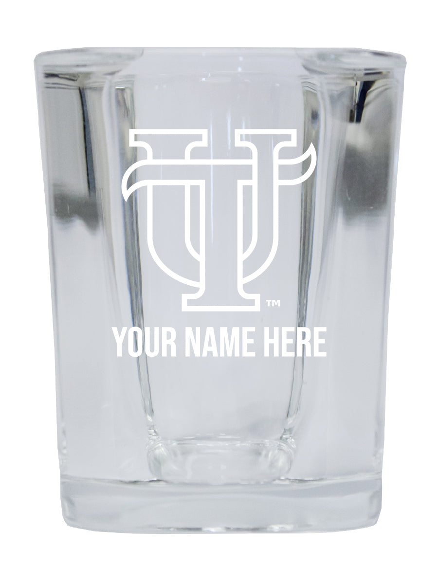 NCAA University of Tampa Spartans Personalized 2oz Stemless Shot Glass - Custom Laser Etched 