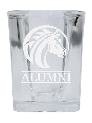 NCAA Fayetteville State University Alumni 2oz Laser Etched Square Shot Glass 