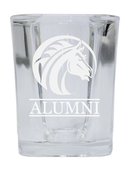 NCAA Fayetteville State University Alumni 2oz Laser Etched Square Shot Glass 