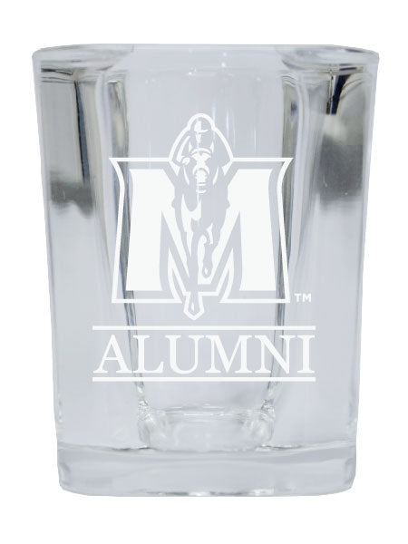 NCAA Murray State University Alumni 2oz Laser Etched Square Shot Glass 