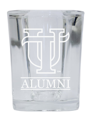 NCAA University of Tampa Spartans Alumni 2oz Laser Etched Square Shot Glass 