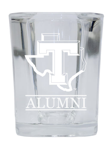 NCAA Tarleton State University Alumni 2oz Laser Etched Square Shot Glass 