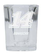 Load image into Gallery viewer, Chase Briscoe NASCAR #14 Etched Square Shot Glass
