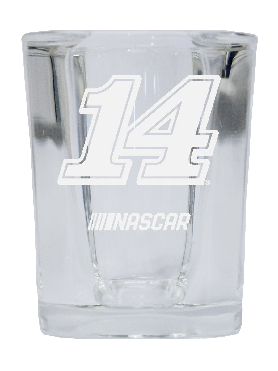 Chase Briscoe NASCAR #14 Etched Square Shot Glass