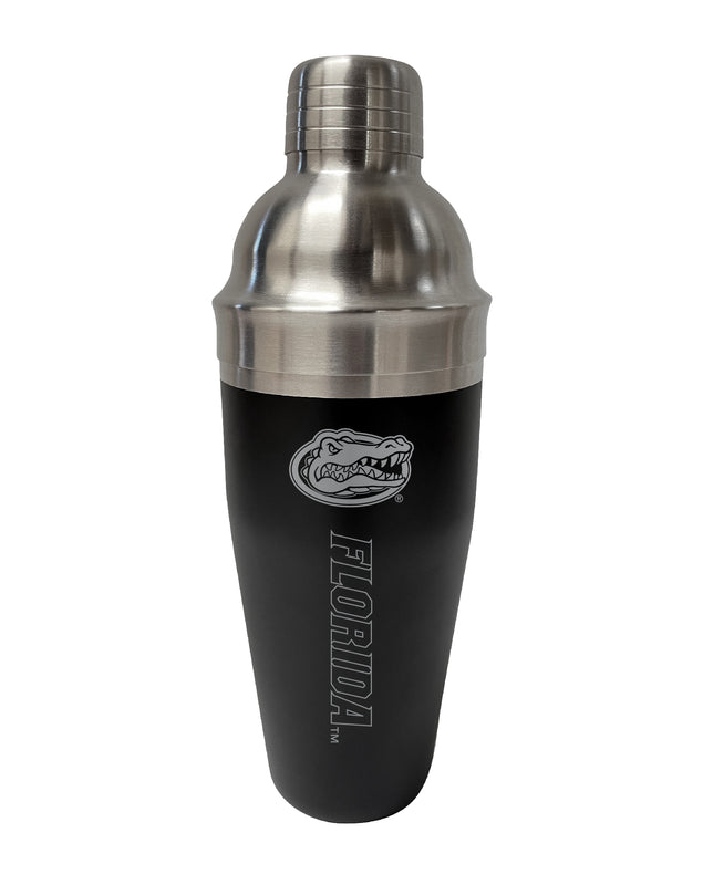 Florida Gators NCAA Official 24 oz Engraved Stainless Steel Cocktail Shaker | College Team Spirit Drink Mixer
