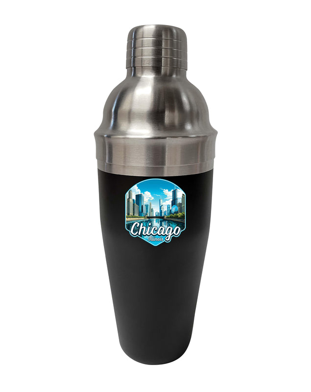 Chicago Illinois A Souvenir 24 oz  Cocktail Shaker