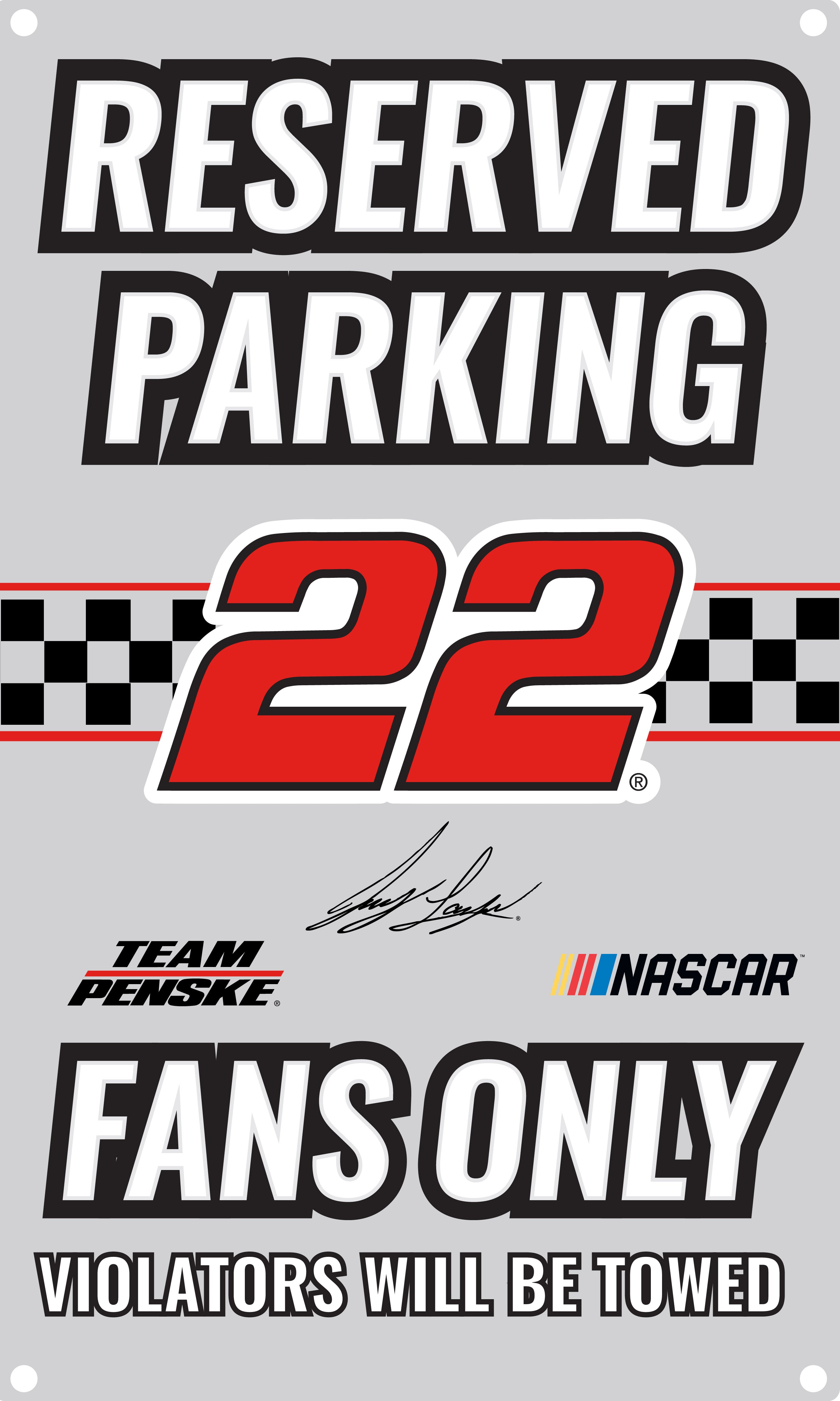 R and R Imports Joey Logano #22 Metal Sign New for 2020 – R & R INC.