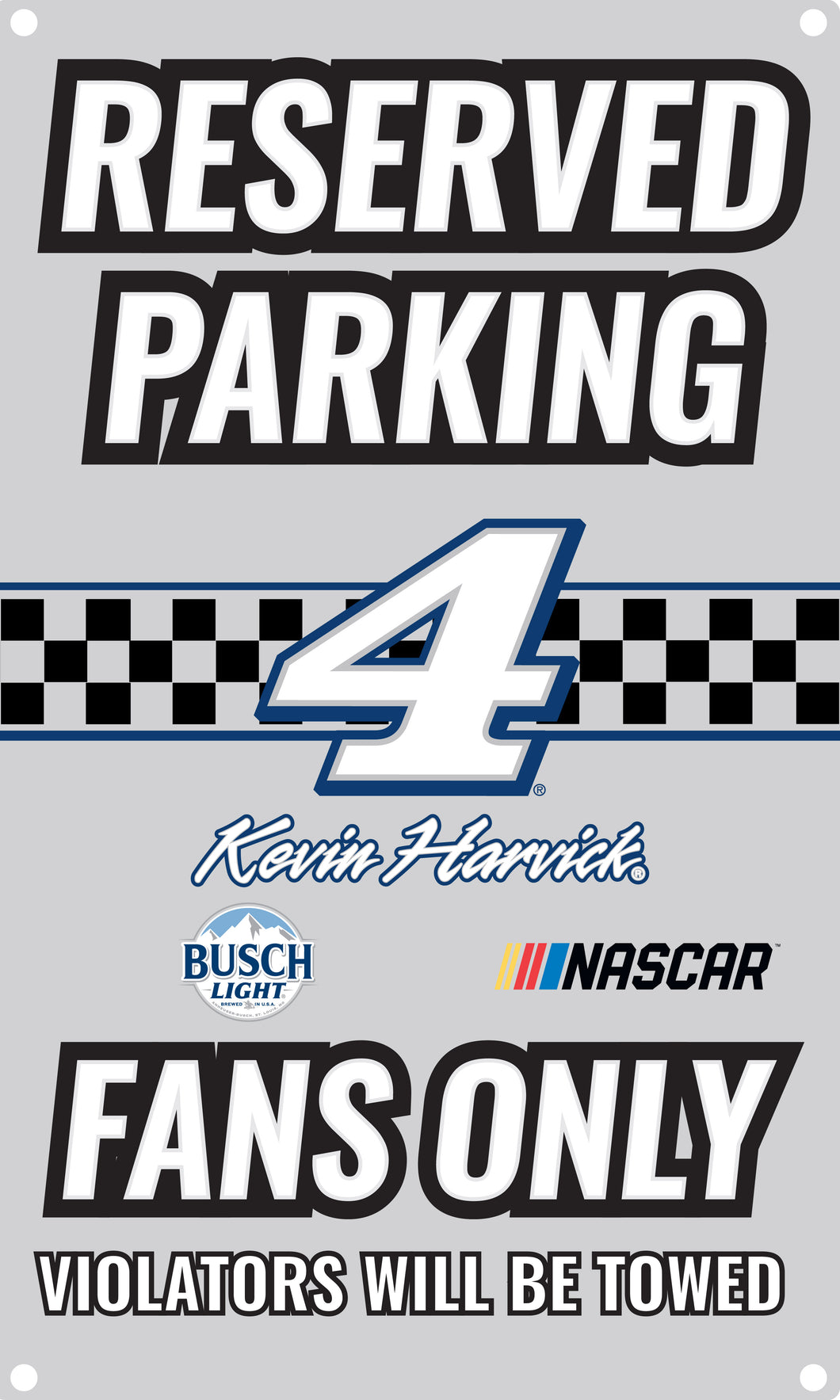 R and R Imports, Inc Kevin Harvick #4 Metal Sign New for 2020
