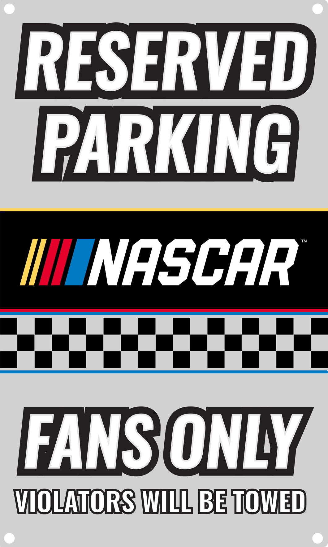 R and R Imports Officially Licensed NASCAR Metal Sign New for 2020