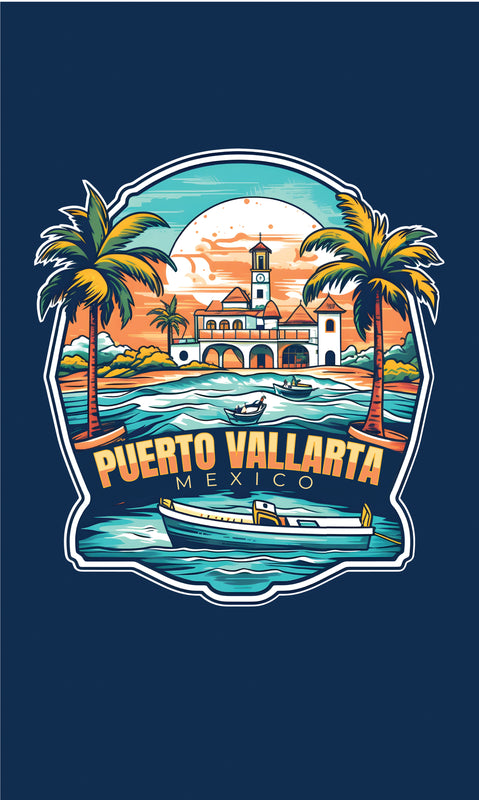 Puerto Vallarta Mexico Design A Souvenir Metal Sign 9 x 15