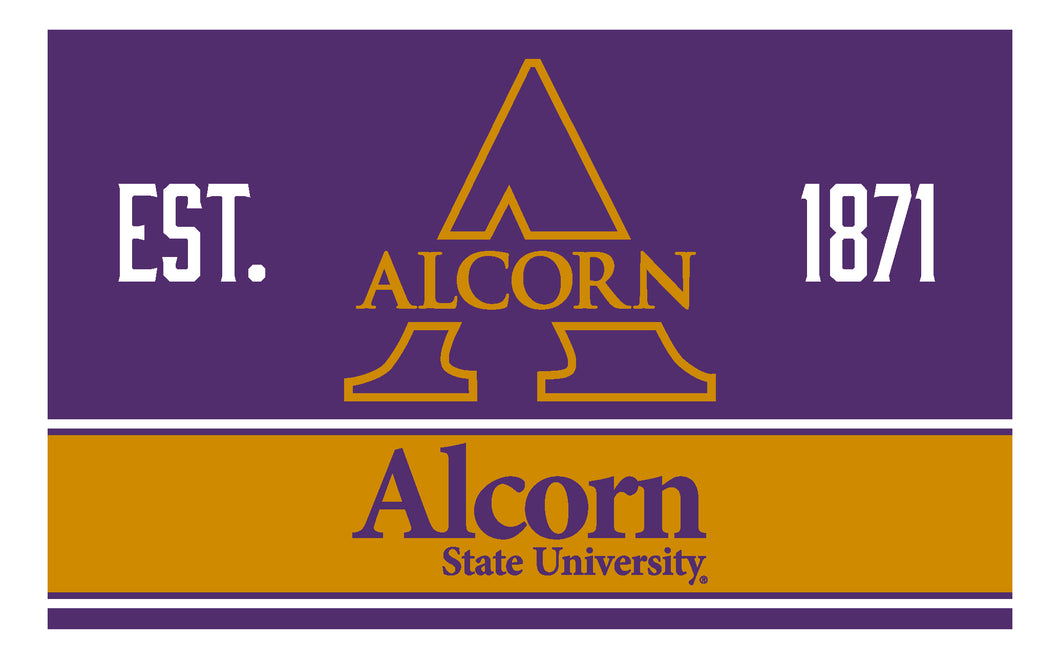 Alcorn State Braves Wood Sign with Frame