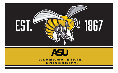 Alabama State University Wood Sign with Frame