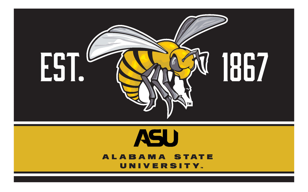 Alabama State University Wood Sign with Frame