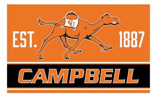 Campbell University Fighting Camels Wood Sign with Frame