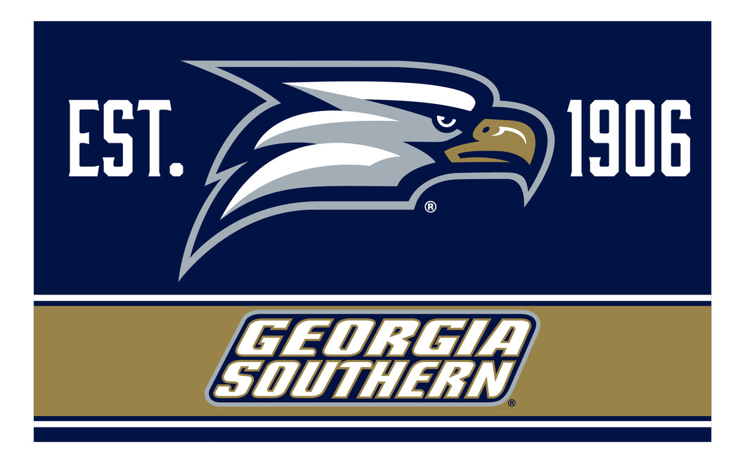 R and R Imports Georgia Southern Eagles Wood Sign with Frame