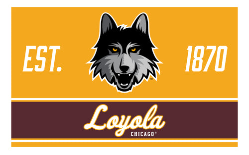 Loyola University Ramblers Wood Sign with Frame